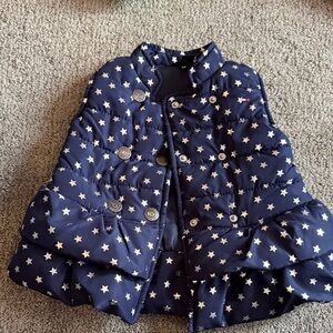 Never worn - Tommy Hilfiger Navy Star Puffer Jacket for Kids